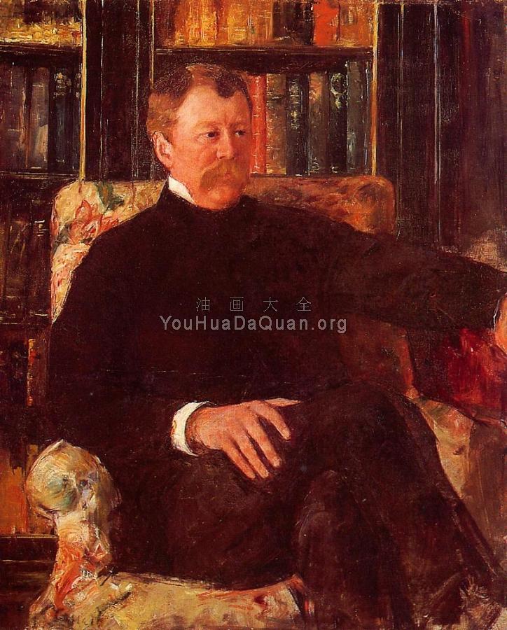 Portrait of Alexander J Cassatt - 玛丽·史帝文森·卡萨特